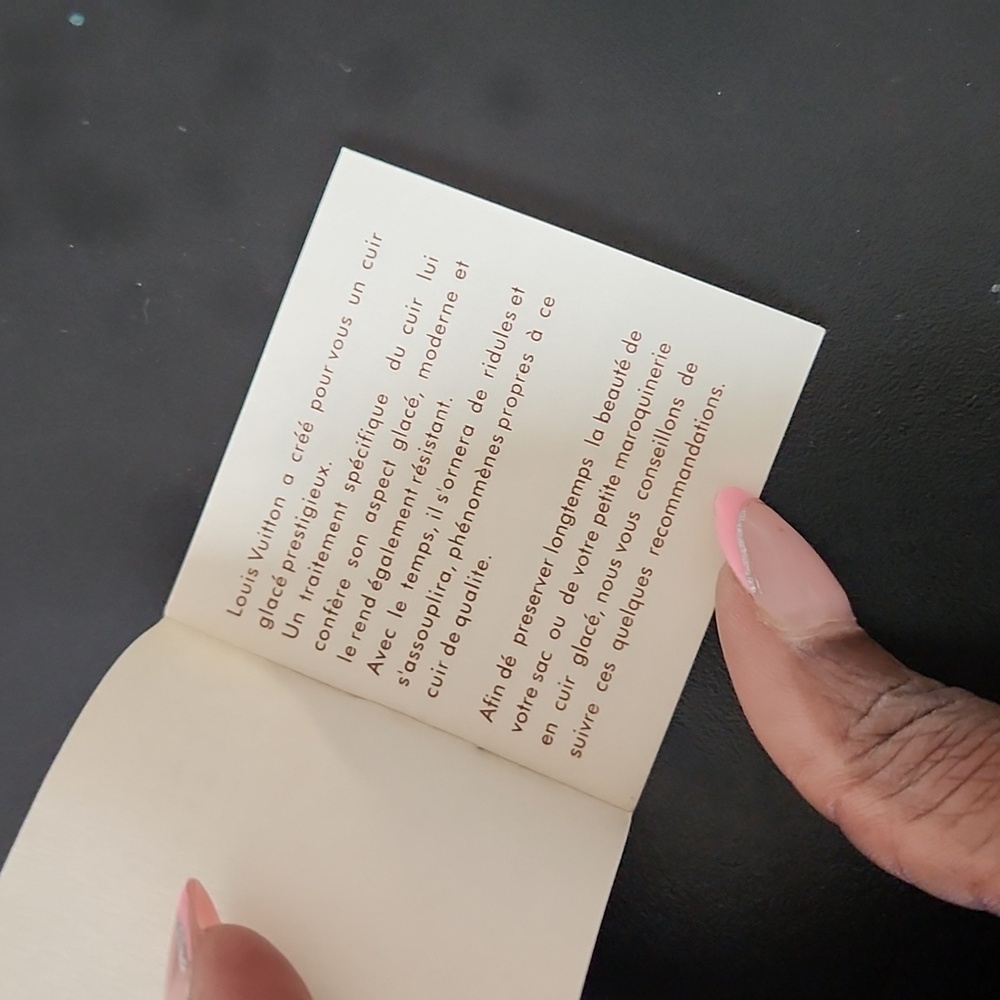LV Monogram Booklet Used - Picture 2 of 2